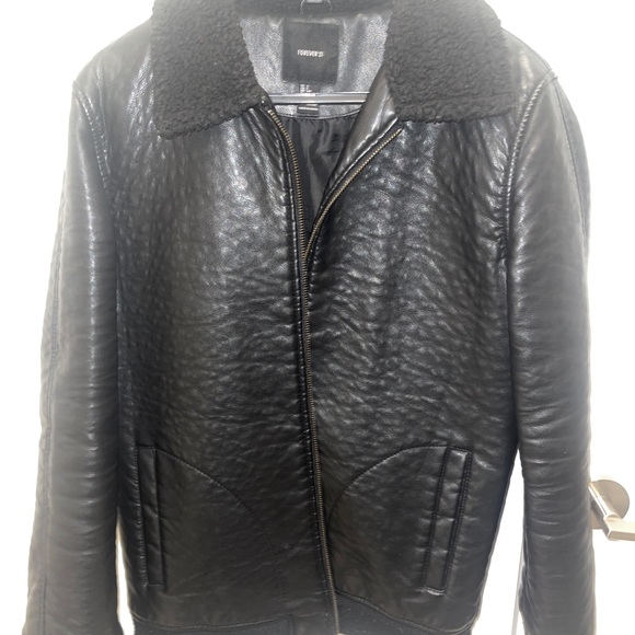 Forever 21 motor bike leather jacket - Picture 2 of 4